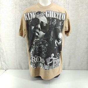 VTG Z-Ro Trae tha Truth Shirt Men 3XL Tan Graphic ABN King of tha Ghetto Rap Y2K